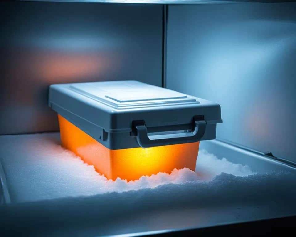 Pomarańczowa lampka w zamrażarce: Co oznacza i jak ją wyłączyć?